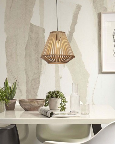 Závesná lampa Merapi diamond, Prírodná, Good&Mojo LAAV 1021