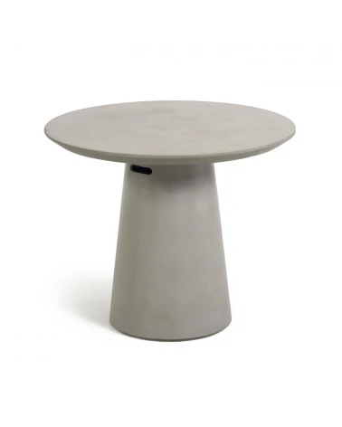 Itai outdoor round cement table, Ă 90 cm