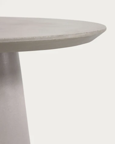 Itai outdoor round cement table, Ă 90 cm