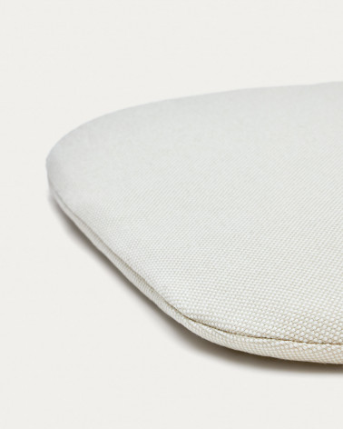 Joncols chair cushion in beige, 43 x 41 cm