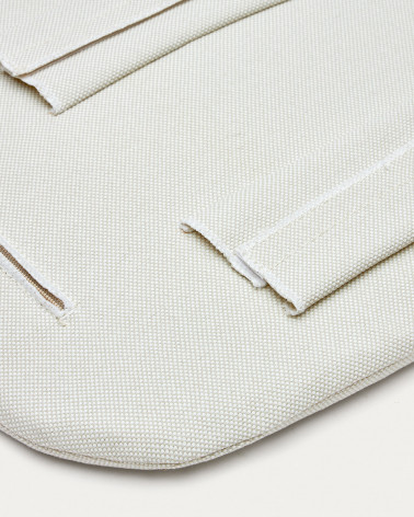 Joncols chair cushion in beige, 43 x 41 cm