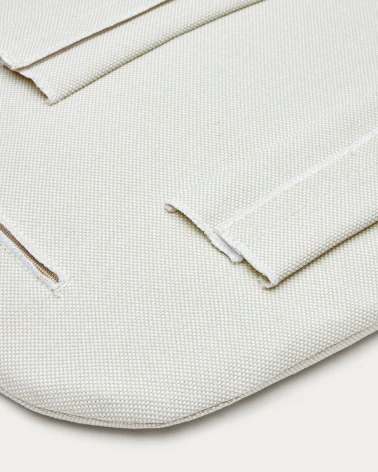 Joncols chair cushion in beige, 43 x 41 cm