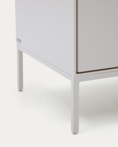 Vedrana 3-drawer chest of drawers white lacquered MDF 110 x 75 cm