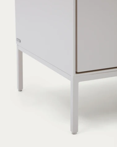 Vedrana 3-drawer chest of drawers white lacquered MDF 110 x 75 cm