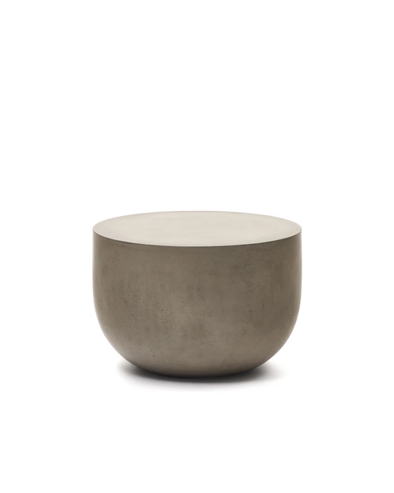 Garbet cement coffee table, Ă 60 cm