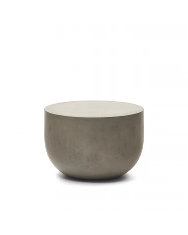 Garbet cement coffee table, Ă 60 cm