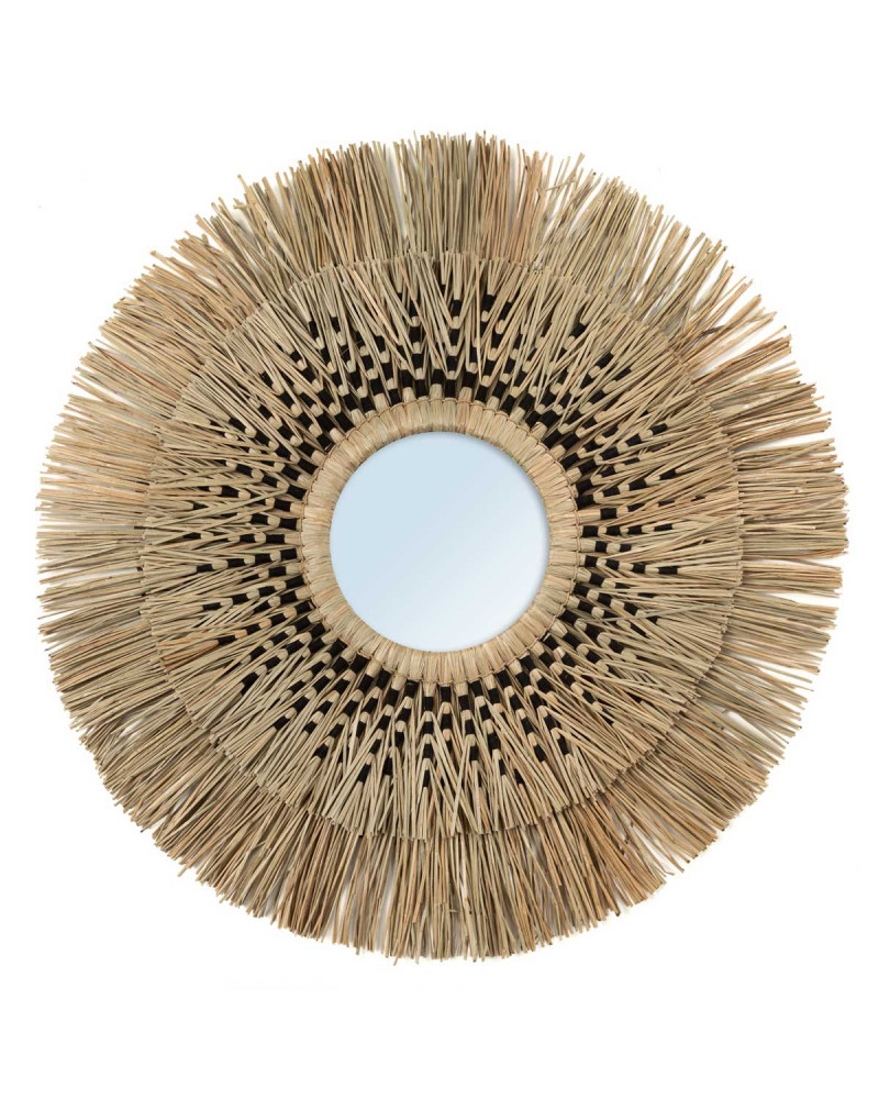 Fotografia produktu: Zrkadlo Havana, priemer 70 cm, Prírodné, Bazar Bizar