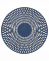 Koberec Illusion, Modrý, 240 x 240 cm, AFKLiving