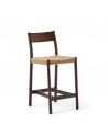 Pultová stolička Yalia, výška 65 cm, Hnedá, KaveHome