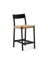 Pultová stolička Yalia, výška 65 cm, Čierna, KaveHome