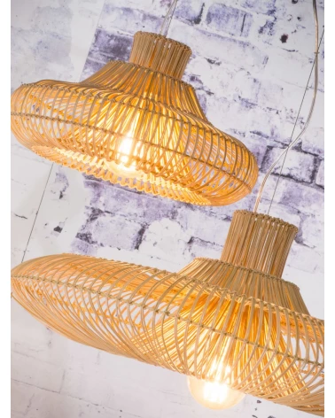 Ratanové Závesné Svietidlo, Good & Mojo, Kalahari 70 cm LAAV 155
