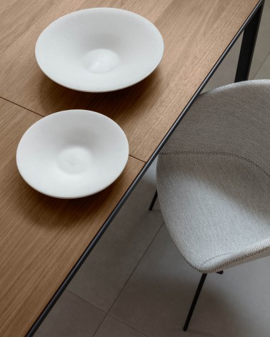 Light grey Yvette armchair