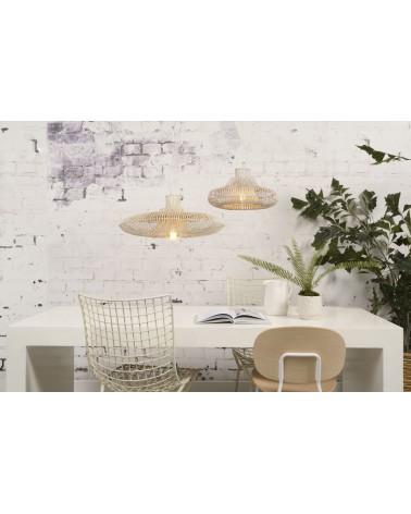 Ratanové Závesné Dvojité Svietidlo,Good & Mojo, Kalahari, 45 Cm LAAV 171