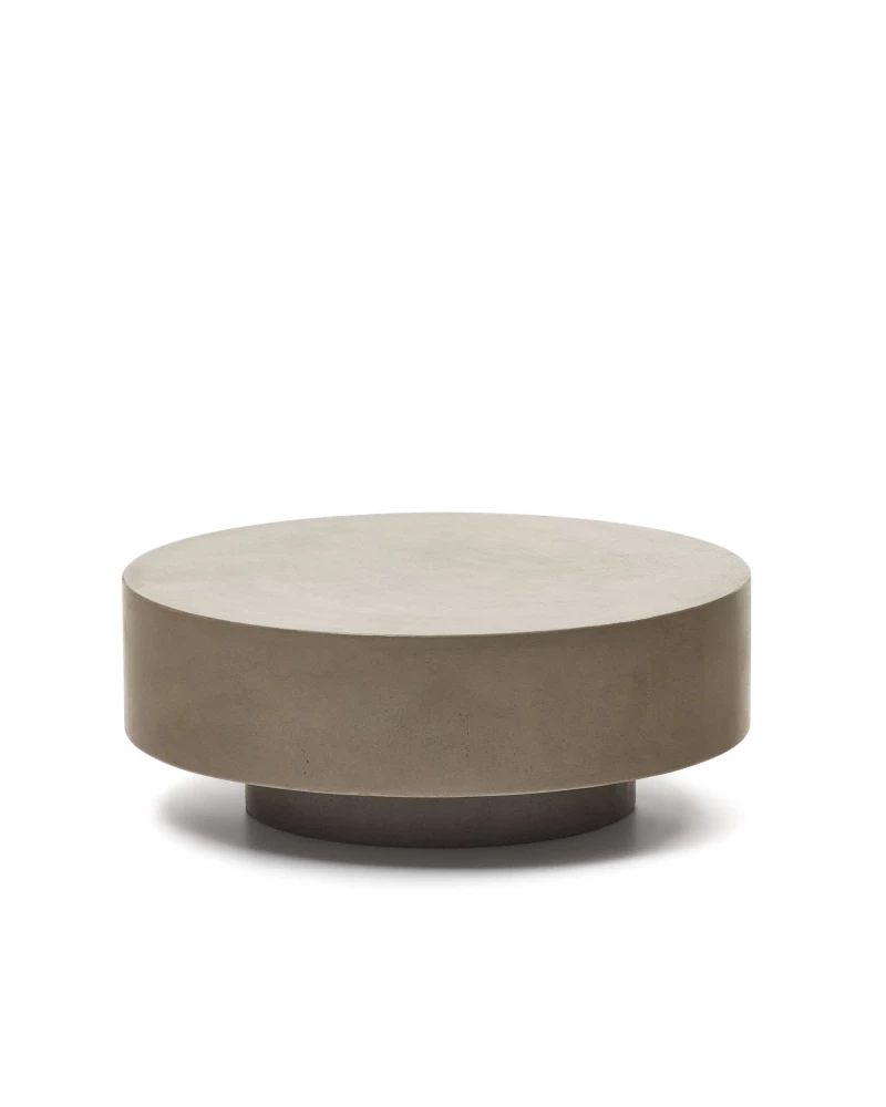 Garbet cement coffee table, Ø 80 cm