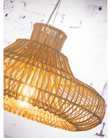 Ratanové Závesné Dvojité Svietidlo,Good & Mojo, Kalahari, 45 Cm LAAV 173