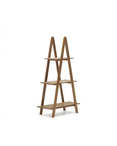 Victora outdoor shelving unit made from solid acacia wood, 80 x 140 cm