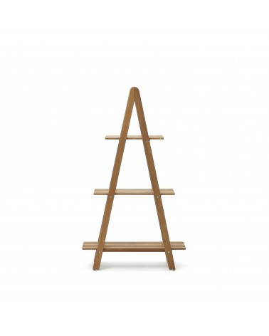 Victora outdoor shelving unit made from solid acacia wood, 80 x 140 cm