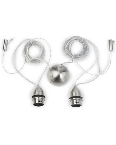 Ratanové Závesné Dvojité Svietidlo,Good & Mojo, Kalahari, 45 Cm LAAV 175