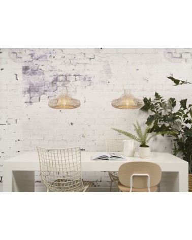 Ratanové Závesné Dvojité Svietidlo,Good & Mojo, Kalahari, 45 Cm LAAV 176