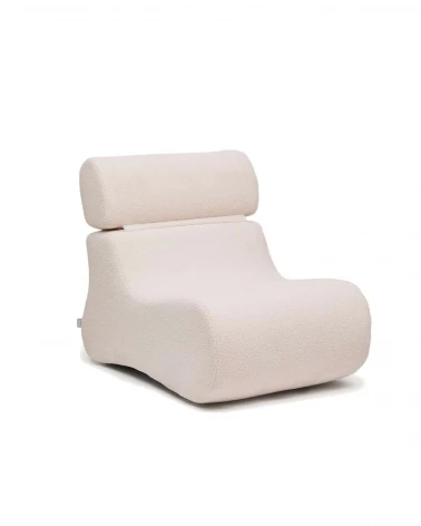 Kreslo Club, Ecru boucle,...