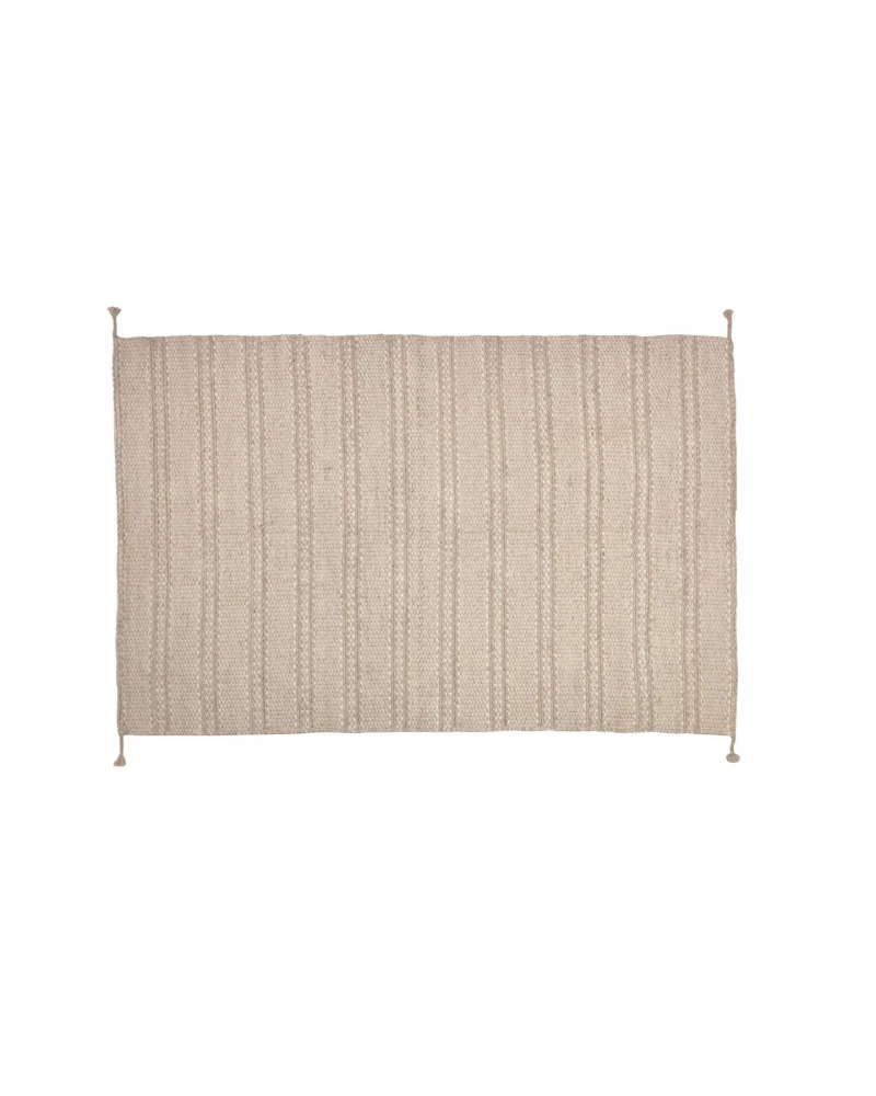 Kaie rug 100% PET in beige 160 x 230 cm