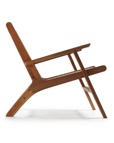 Grignoon chair, made from solid acacia wood and woven wicker FSC 100%