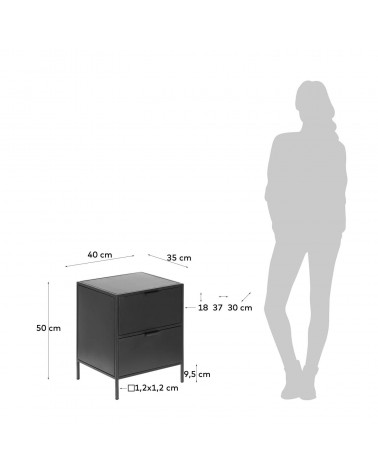 Shantay bedside table 40 x 50 cm