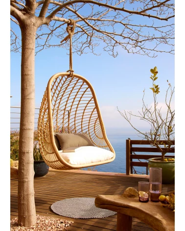 Ekaterina hanging rattan chair