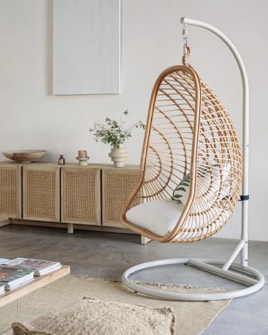 Ekaterina hanging chair with base