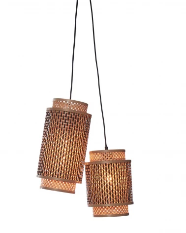 Závesná lampa Bhutan s...
