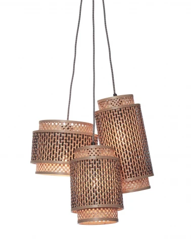 Závesná lampa Bhutan s...