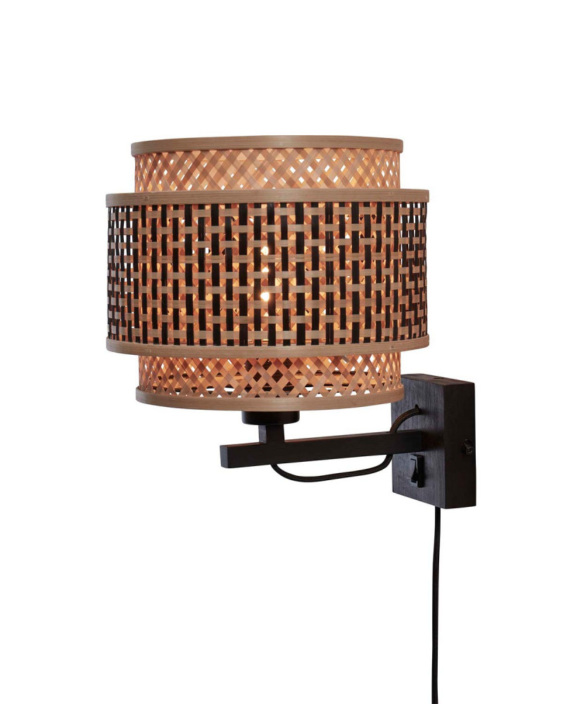 Fotografia produktu: Nástenná lampa Bhutan, čierna, Good&Mojo