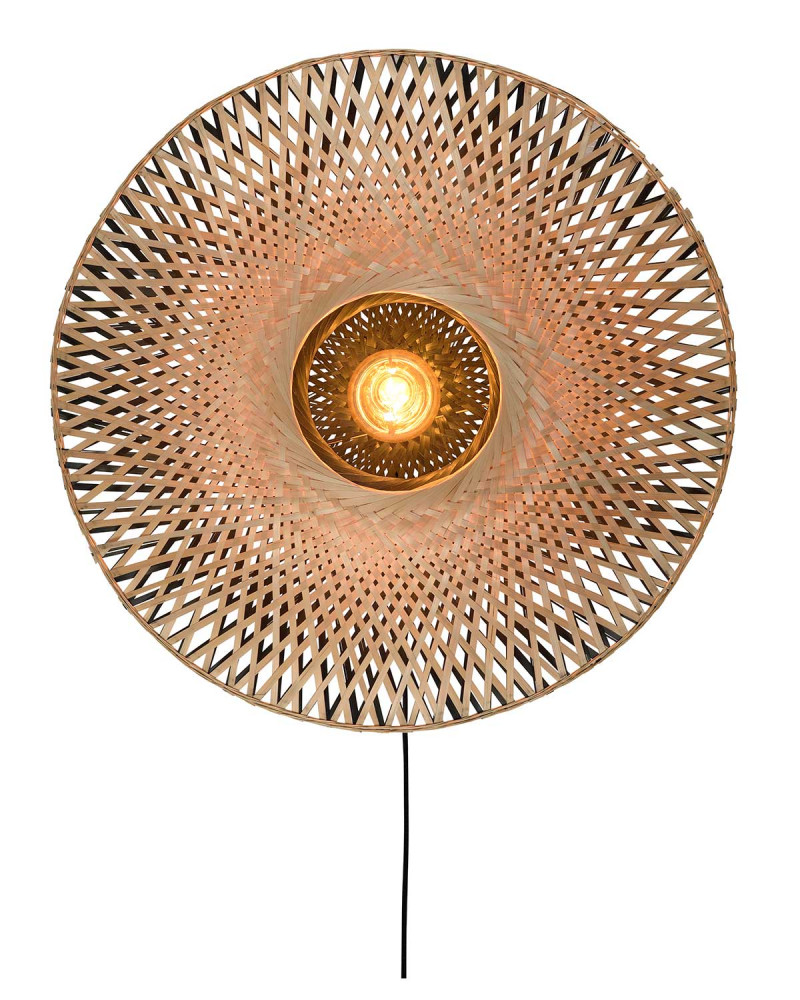 Fotografia produktu: Nástenná lampa Kalimantan L, prírodná / čierna, Good&Mojo