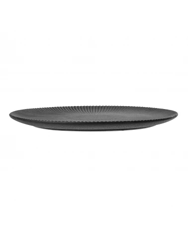 Veľký plytký tanier Neri, Čierny, 29 cm, Bloomingville LAAV 325