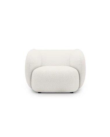 Kreslo Kate, biela, Boucle,...