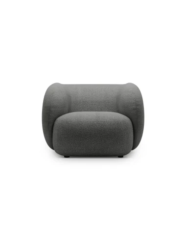 Kreslo Kate, tmavo sivá,...