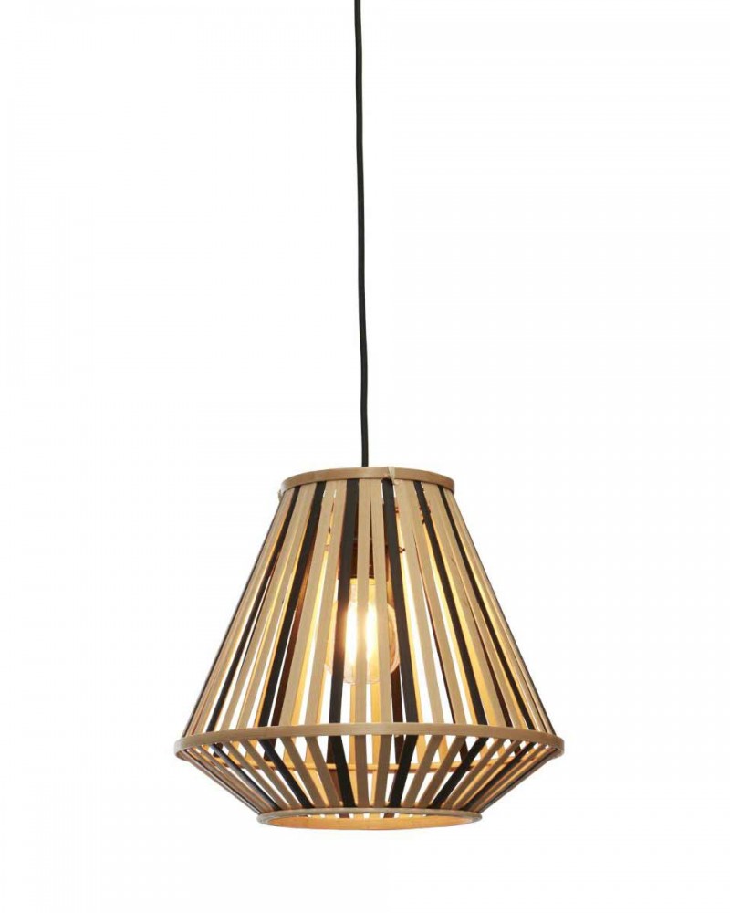 Fotografia produktu: Závesná lampa Merapi diamond, Čierna/prírodná, Good&Mojo