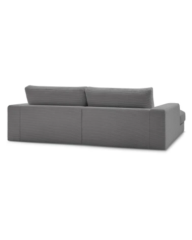 Pohovka 4-miestna kompakt LEONARD tmavosivá – menčester