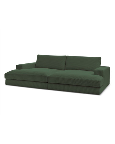 Pohovka 4-miestna kompakt LEONARD tmavozelená – menčester