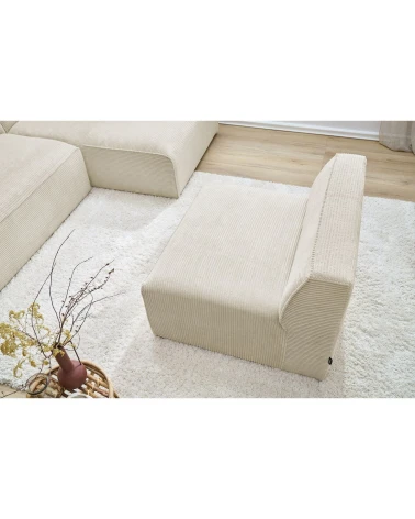 Sedací modul MEGEVE béžová – menčester