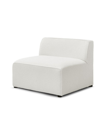 Sedací modul MEGEVE biela – buklé