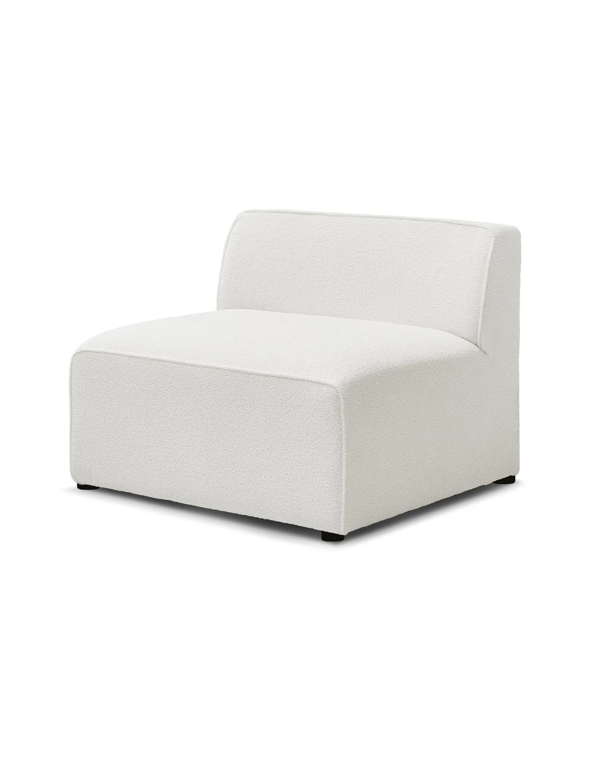 Sedací modul MEGEVE biela – buklé