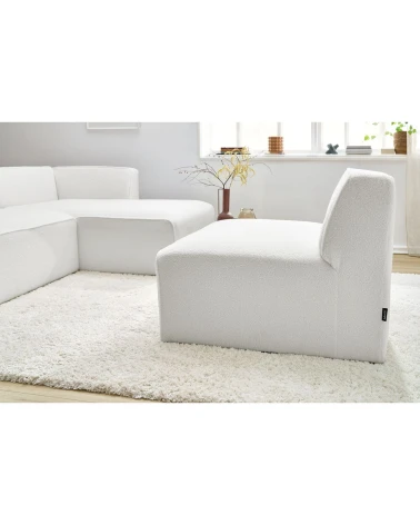 Sedací modul MEGEVE biela – buklé