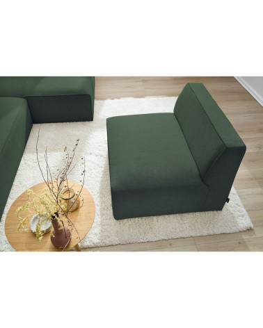 Sedací modul MEGEVE zelená – melír