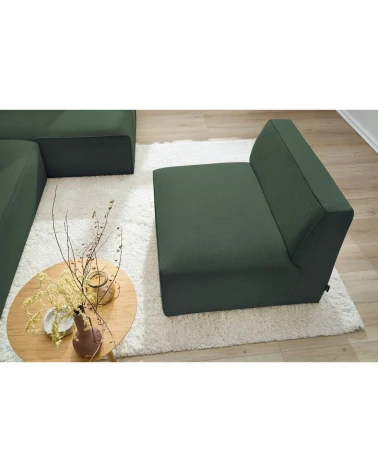 Sedací modul MEGEVE zelená – melír