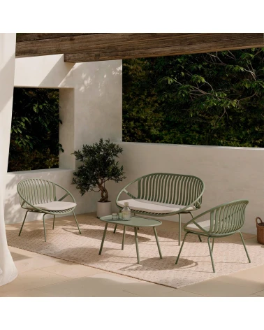 Záhradný set IBIZA zelený – polypropylén