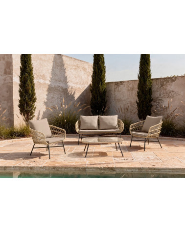Záhradný set PERUGIA čierny – somcasa