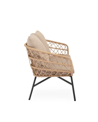 Záhradný set PERUGIA čierny – somcasa