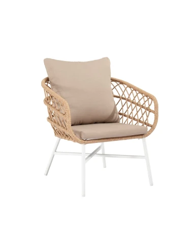 Záhradný set PERUGIA biely – somcasa