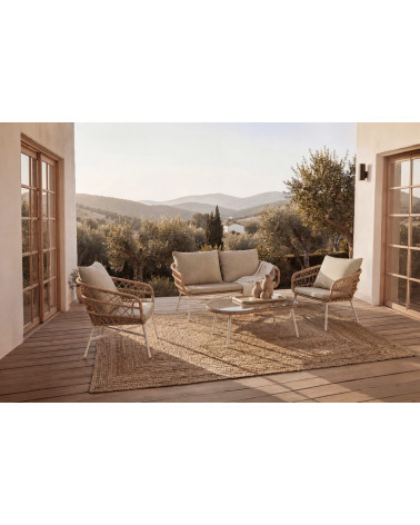 Záhradný set PERUGIA biely – somcasa